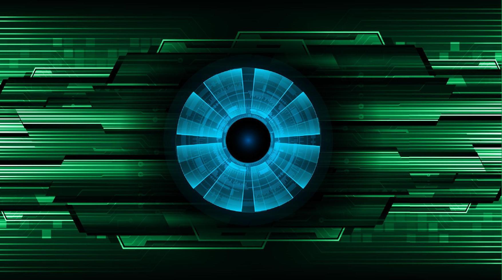 Modern Technology Background with eye vector