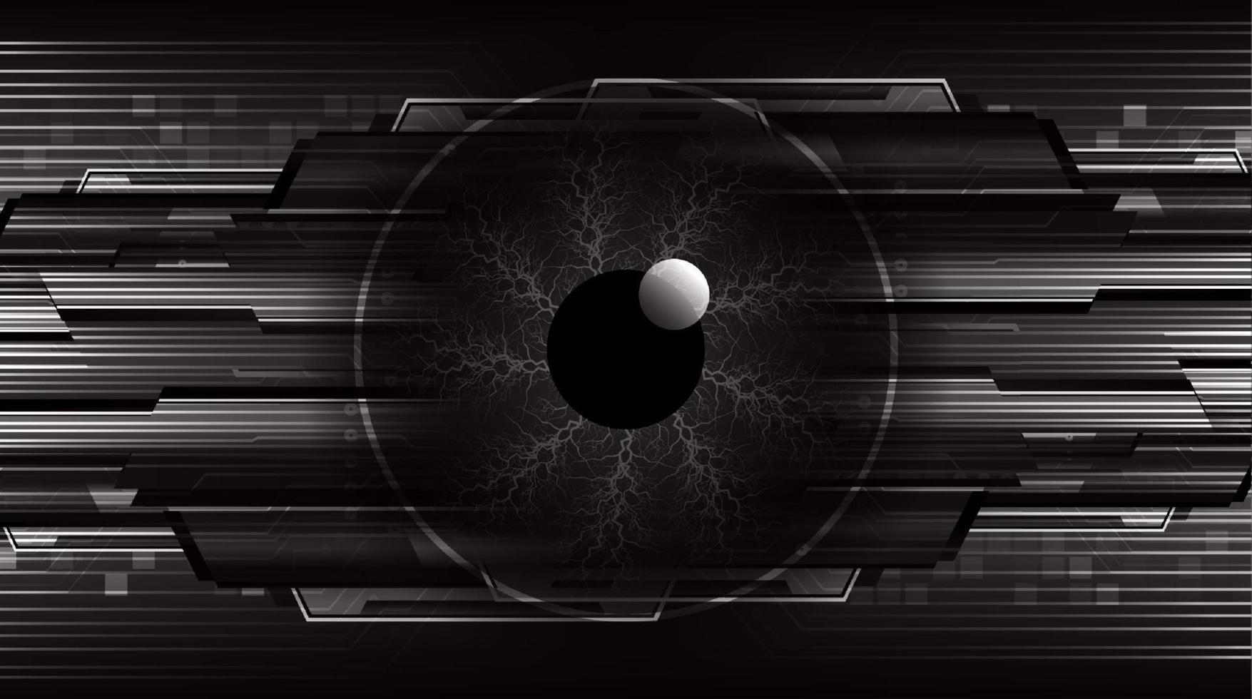 Modern Technology Background with eye vector