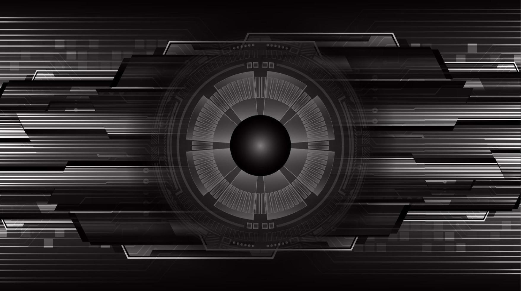 Modern Technology Background with eye vector