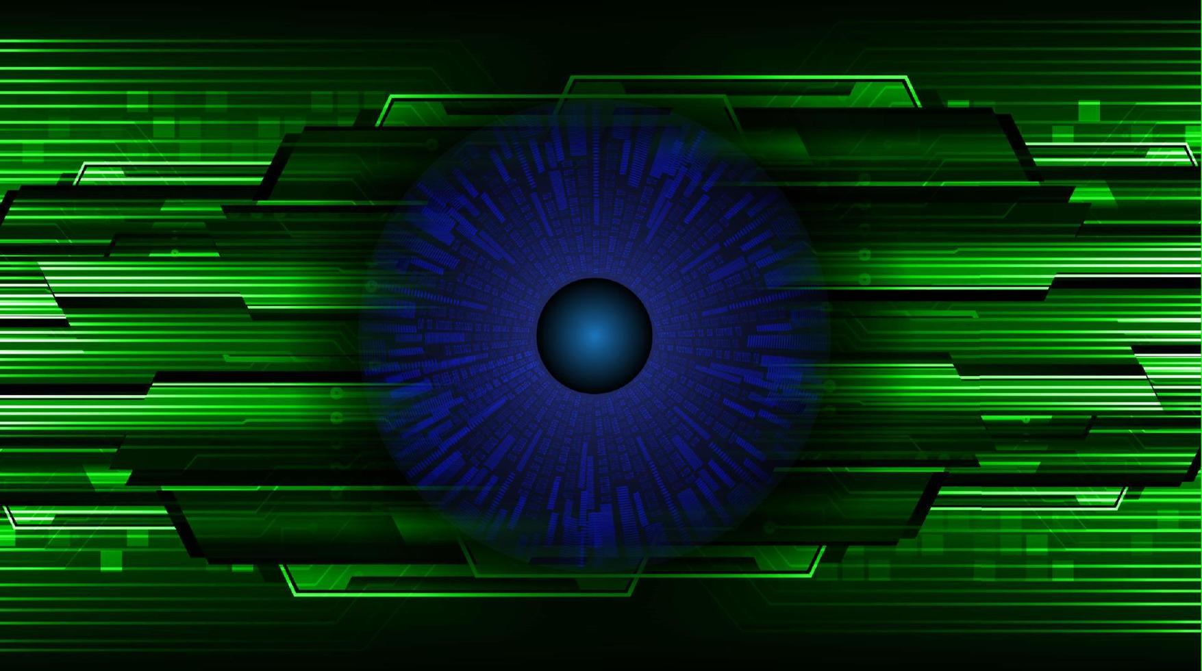 Modern Technology Background with eye vector