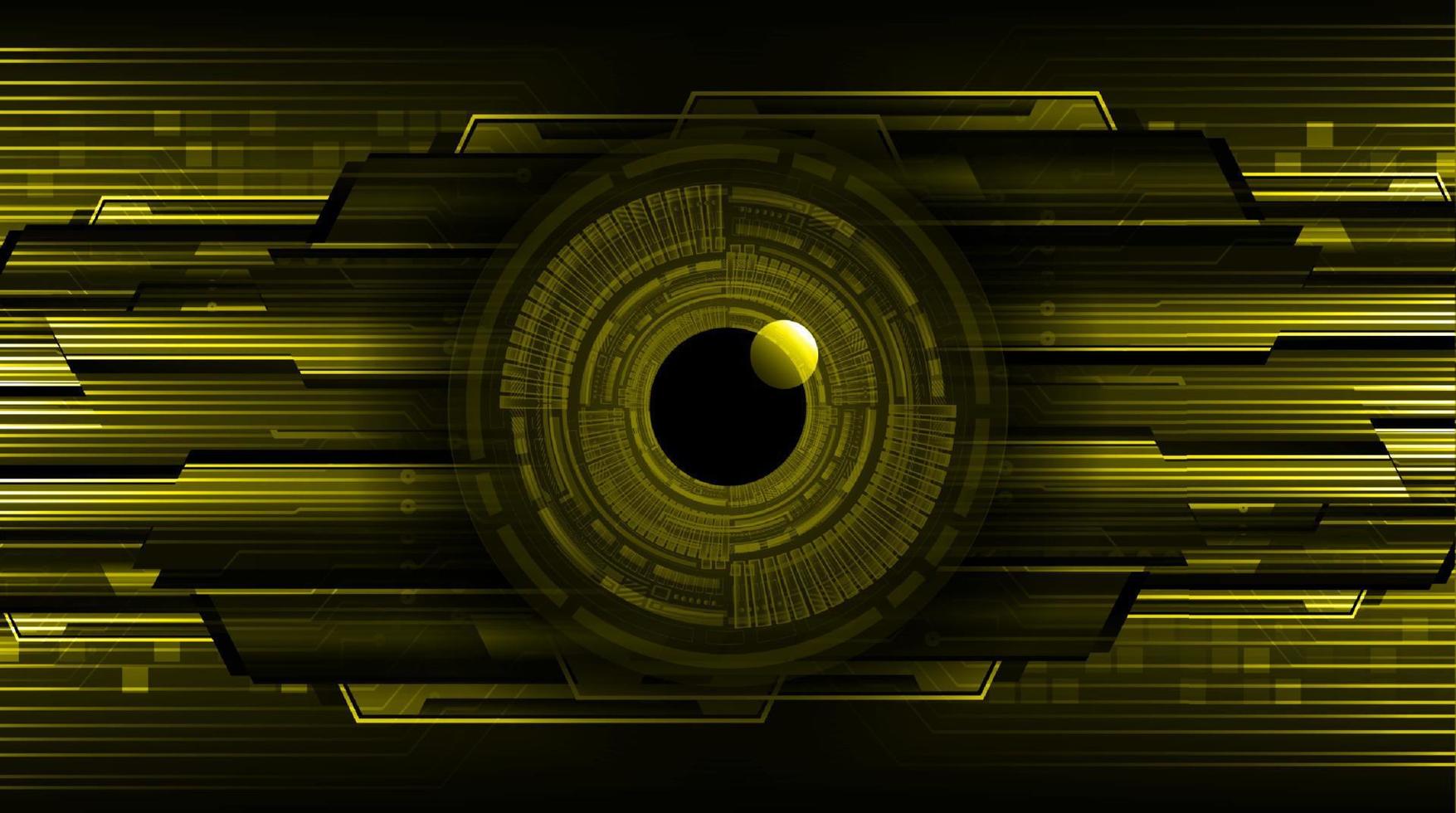 Modern Technology Background with eye vector