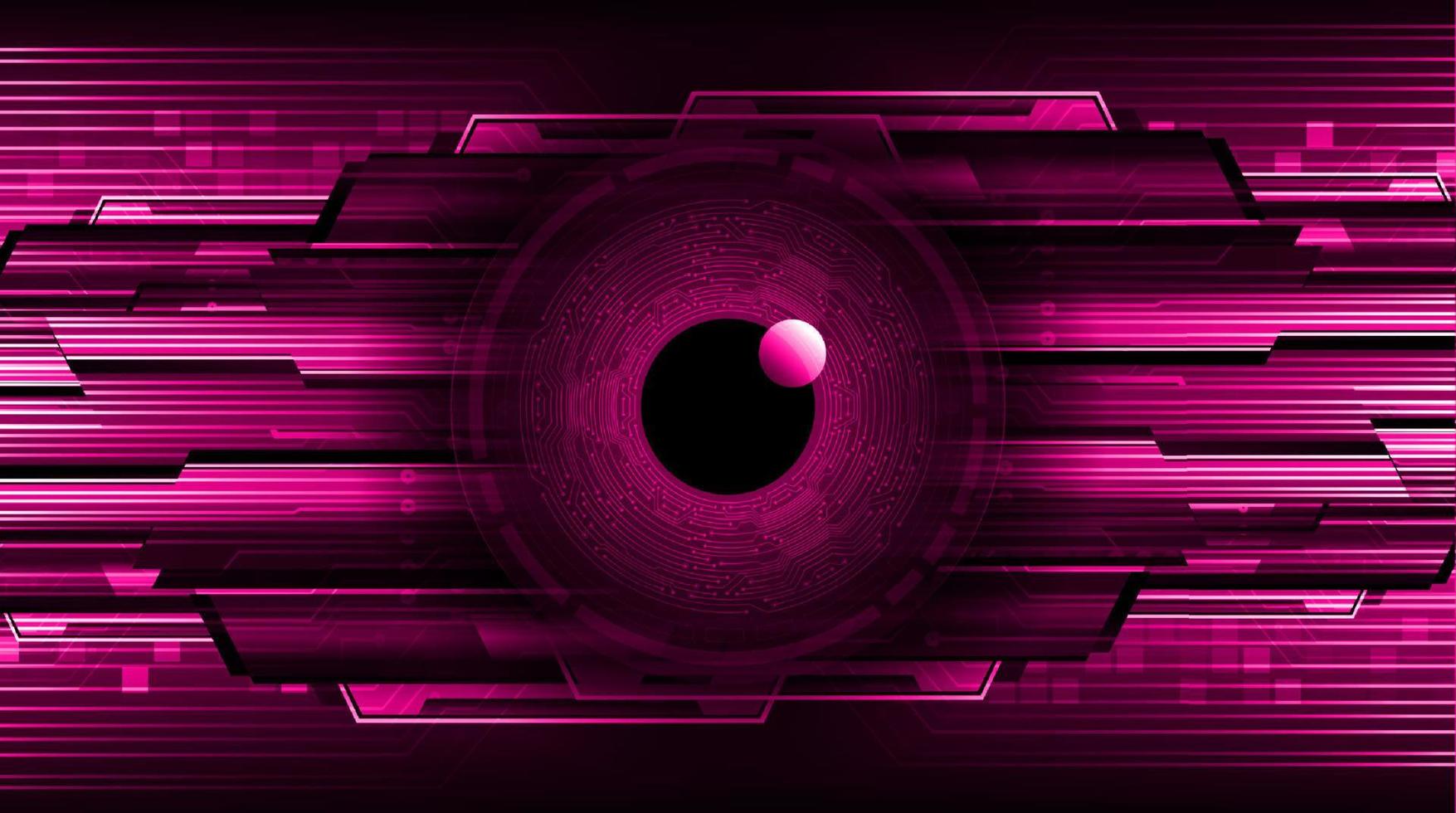 Modern Technology Background with eye vector