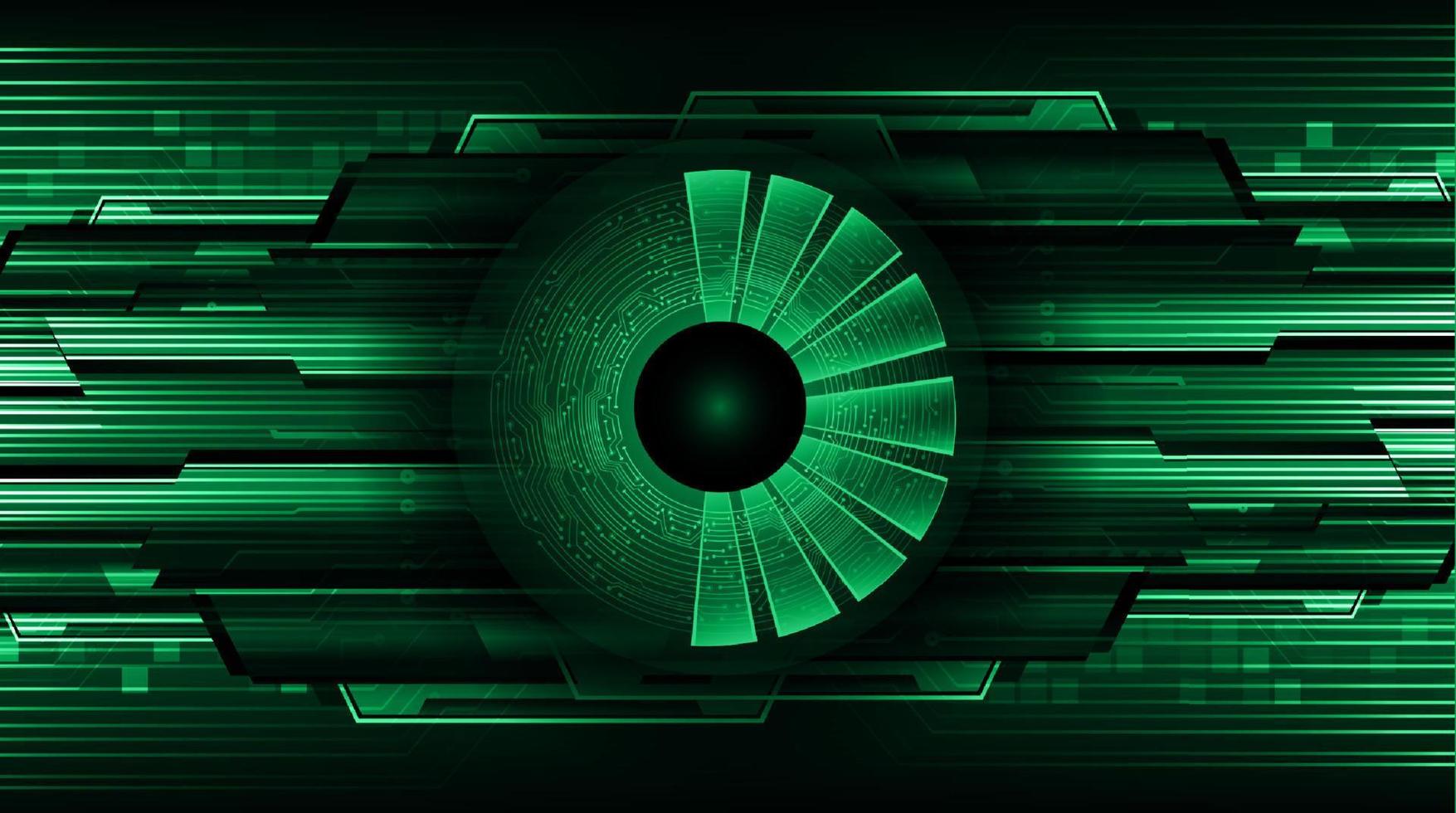 Modern Technology Background with eye vector