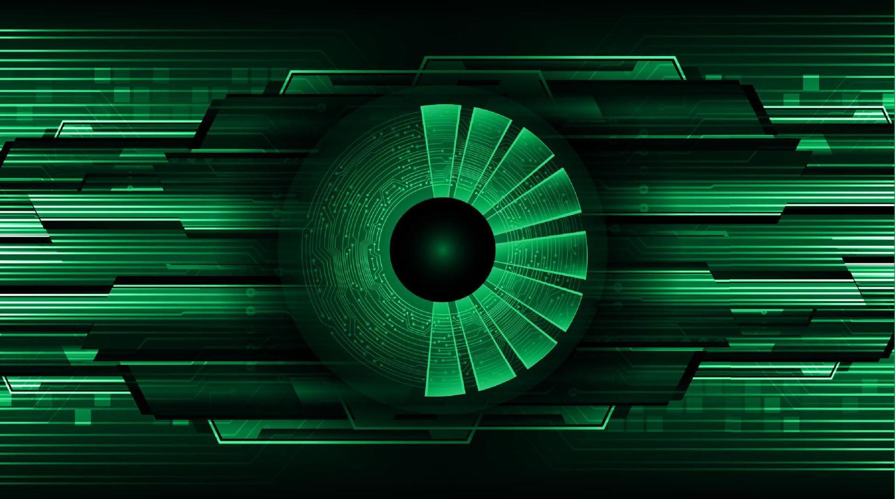 Modern Technology Background with eye vector