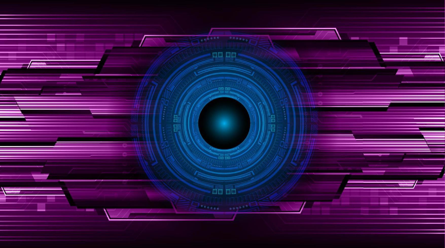 Modern Technology Background with eye vector