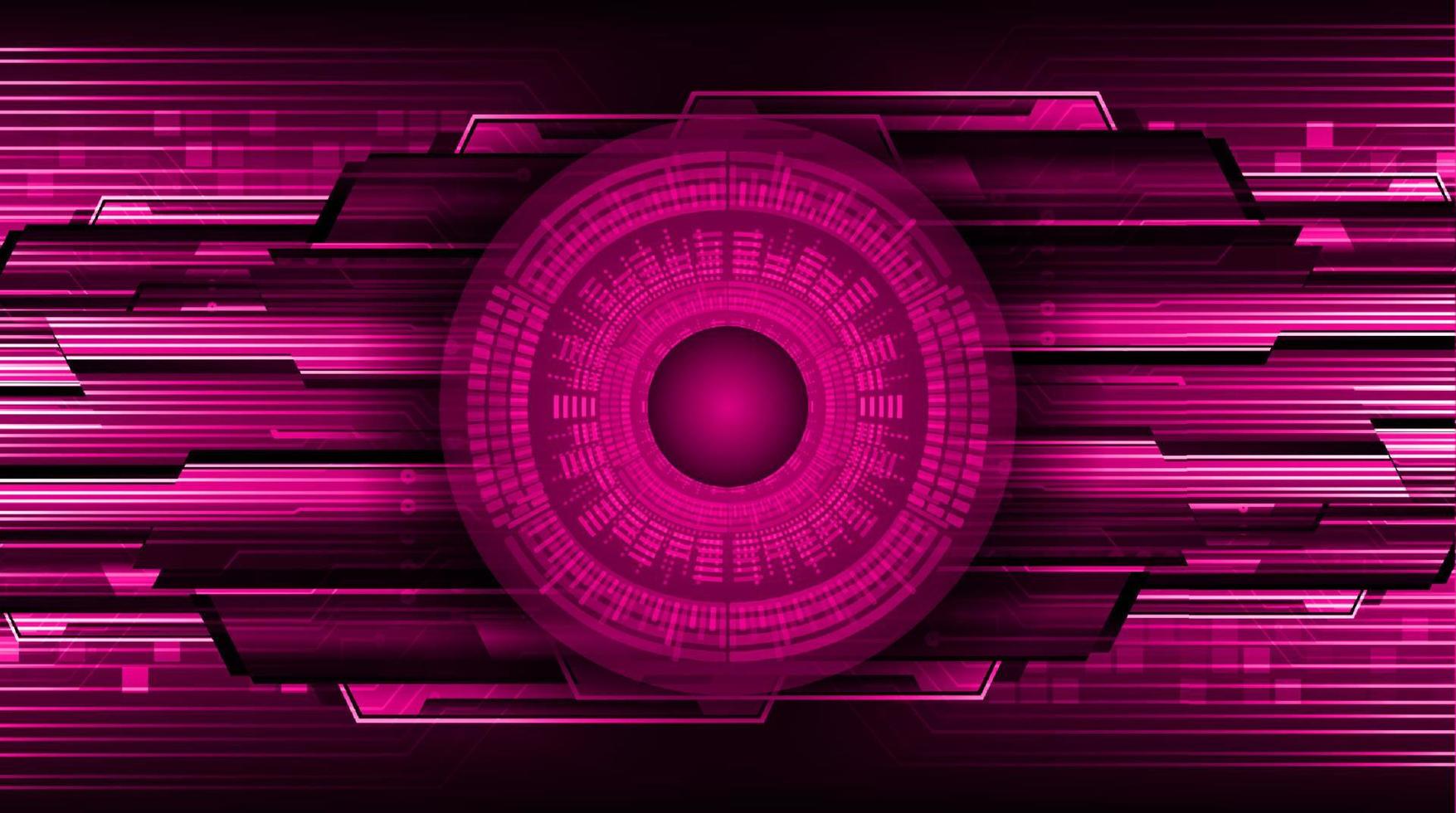 Modern Technology Background with eye vector
