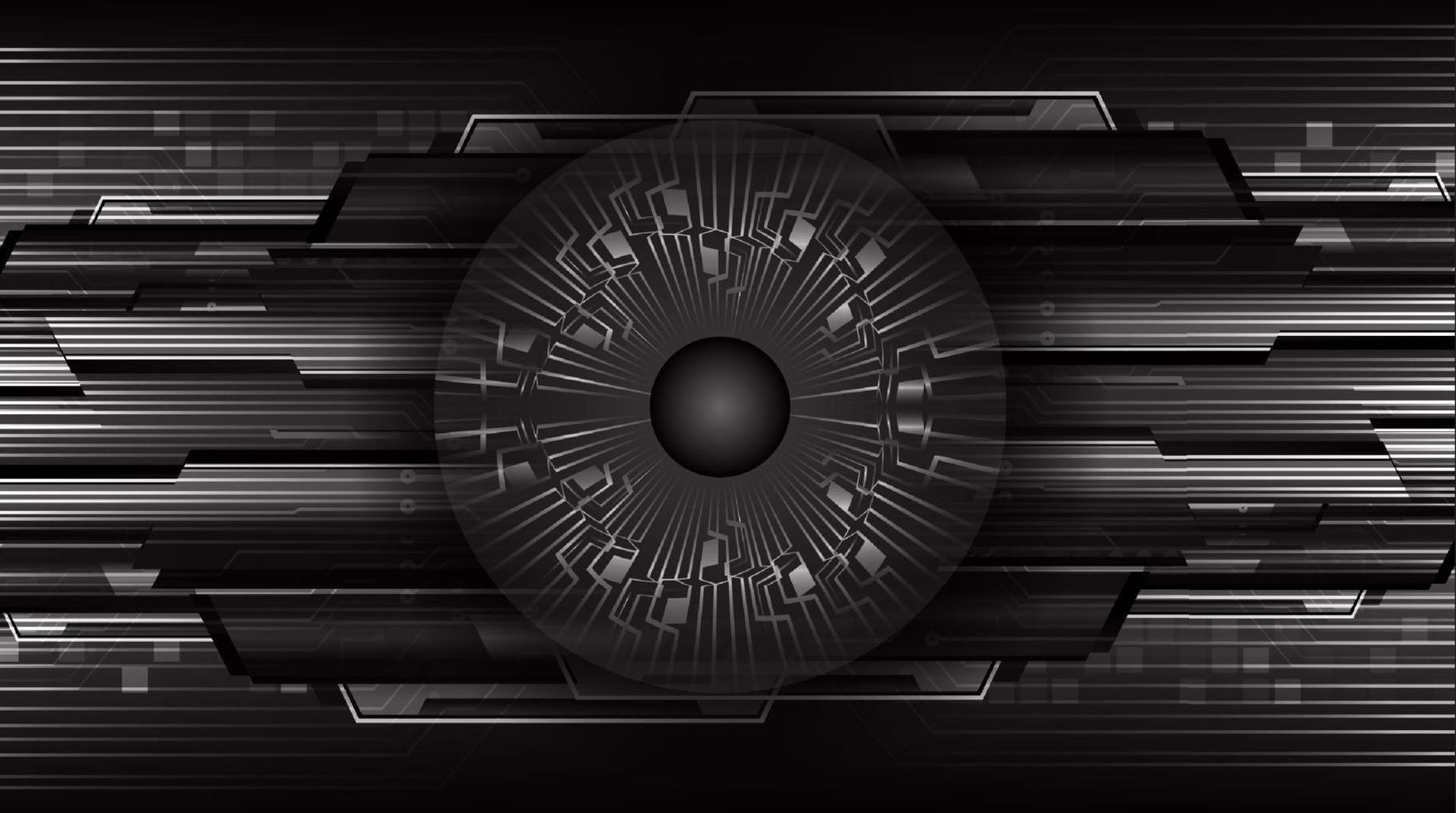 Modern Technology Background with eye vector