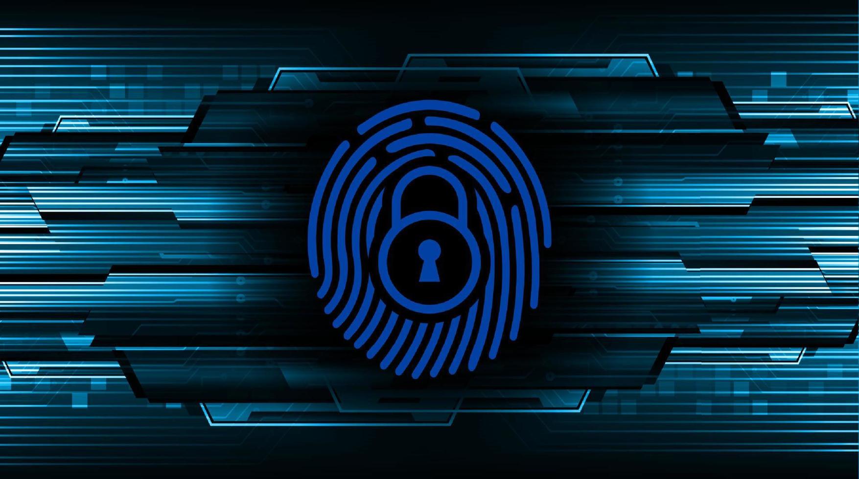 Modern Technology Background with padlock vector