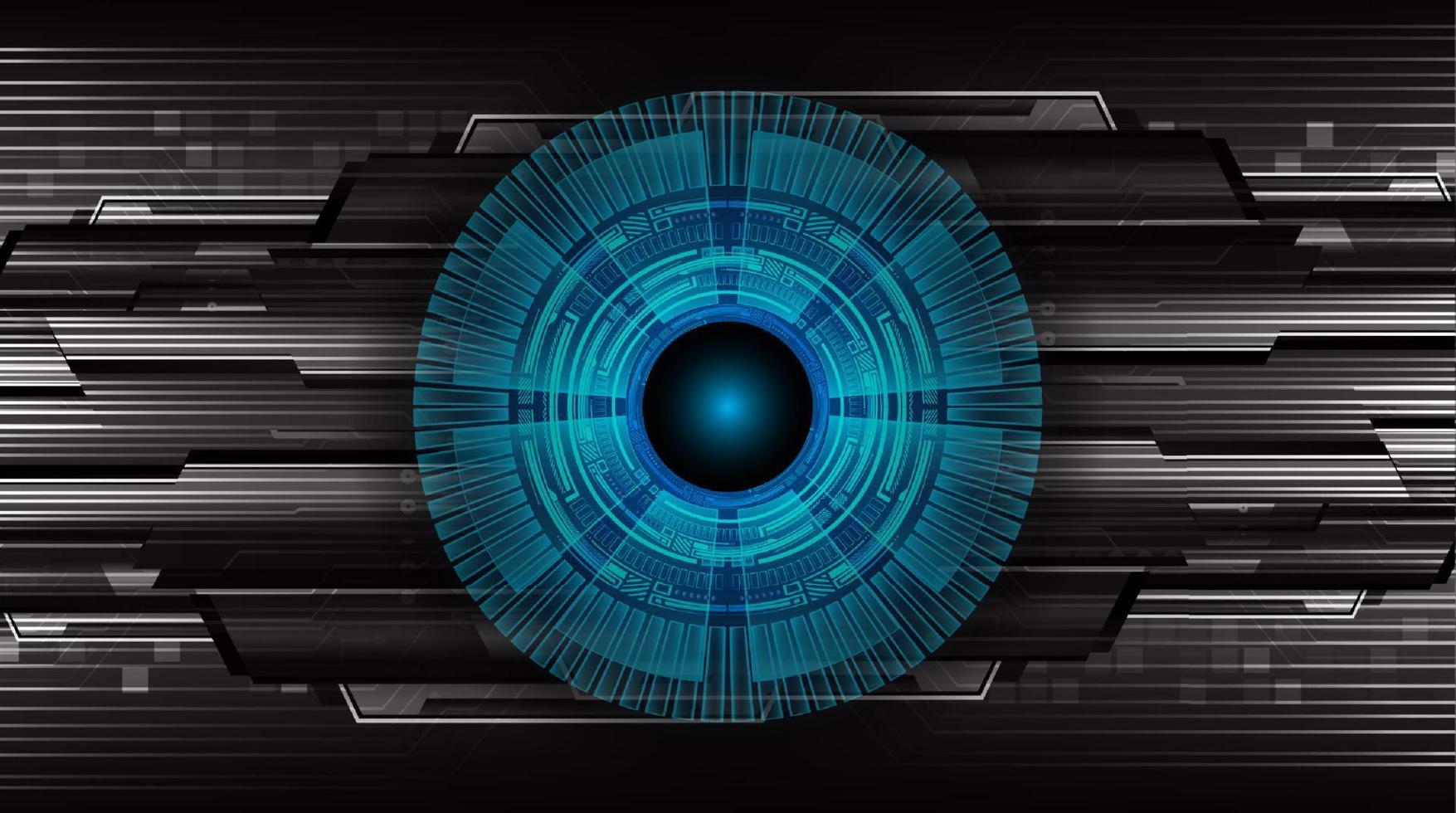 Modern Technology Background with eye vector