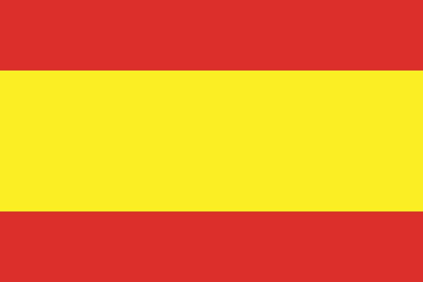 diseño de la bandera española vector