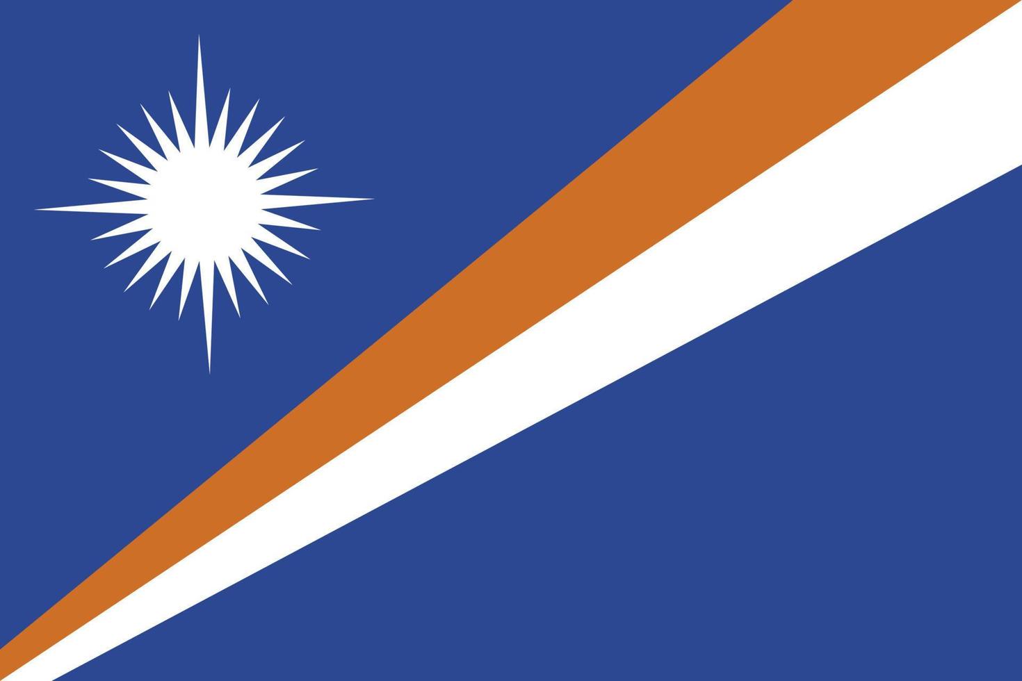 marshall islands flag design vector