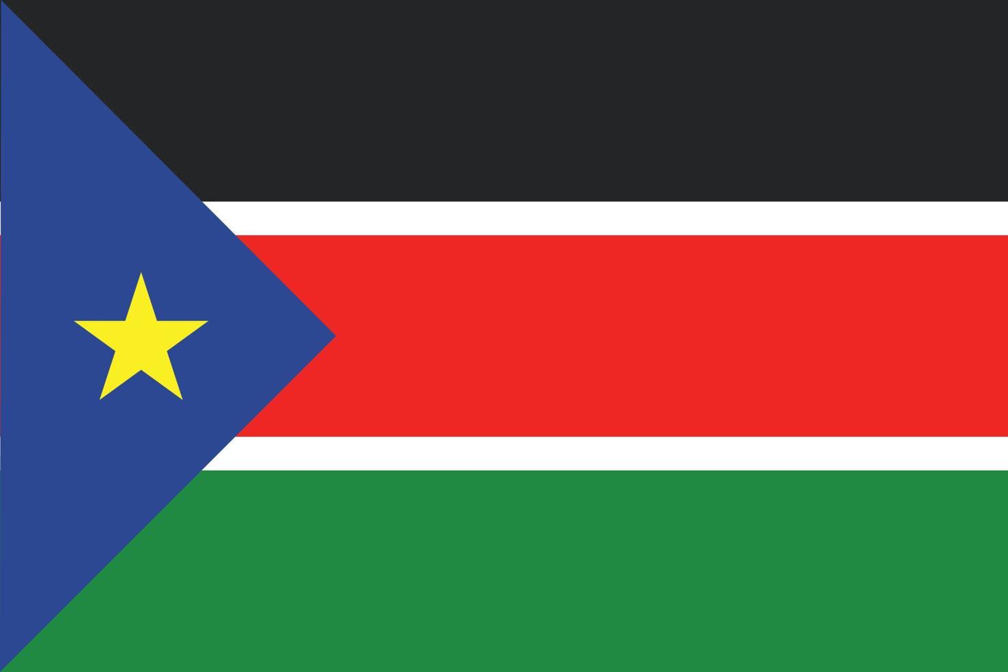 south sudan flag design vector