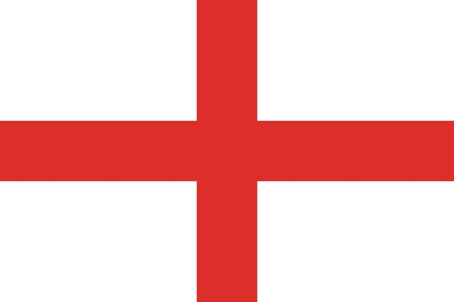 diseño de la bandera de inglaterra vector