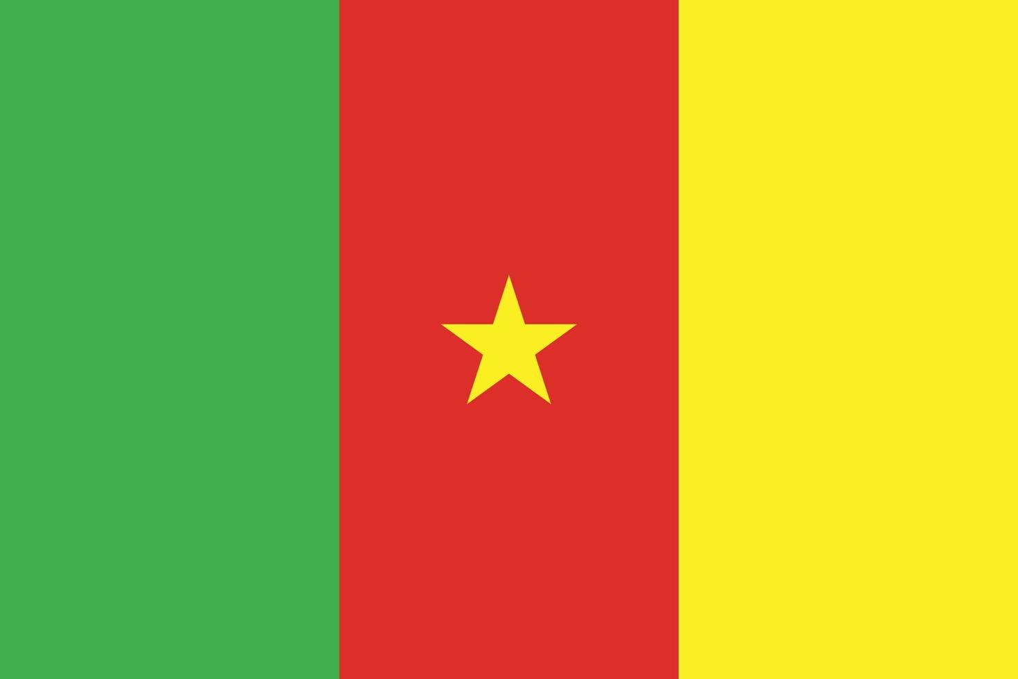cameroon flag design vector
