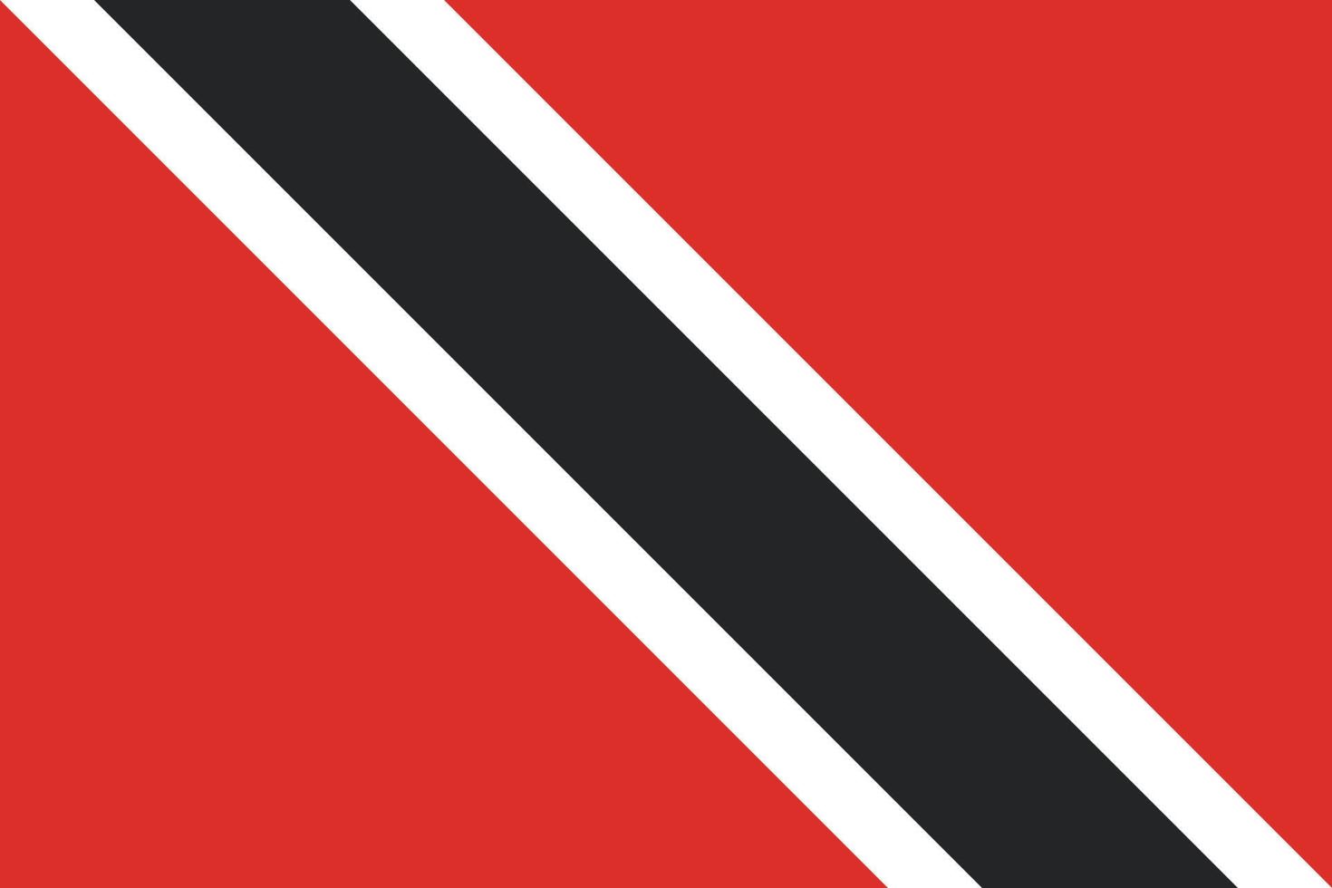 flag of trinidad design vector