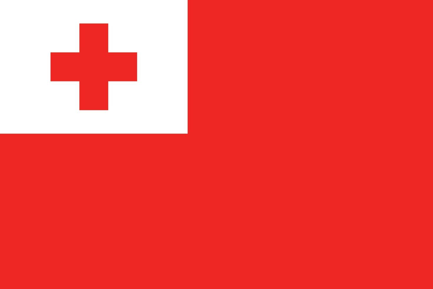 tonga flag design vector