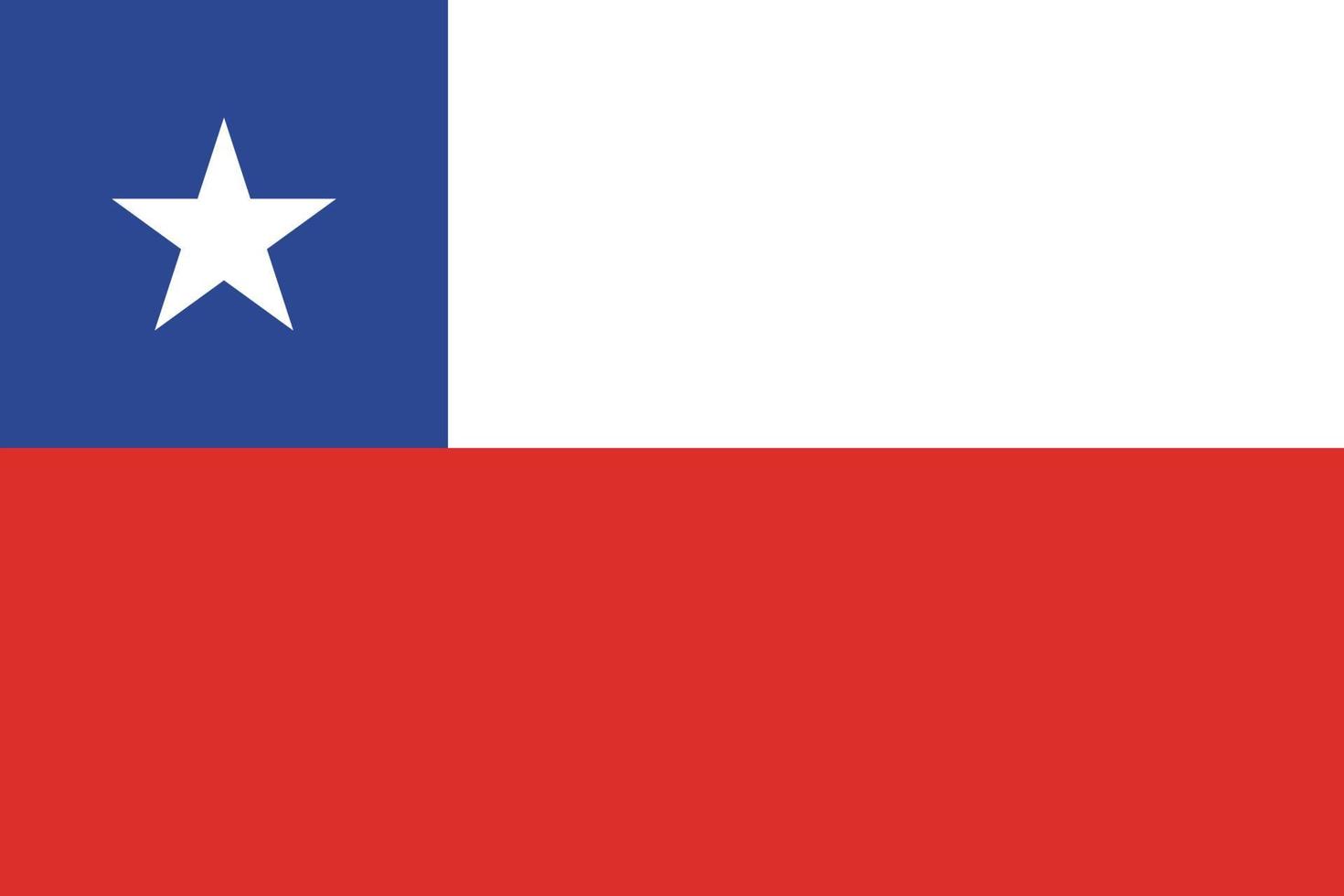 chile flag design vector