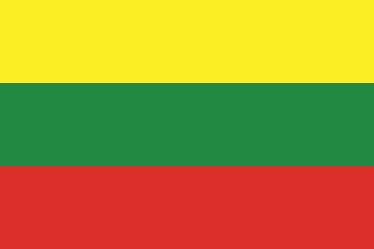 lithuania flag design vector