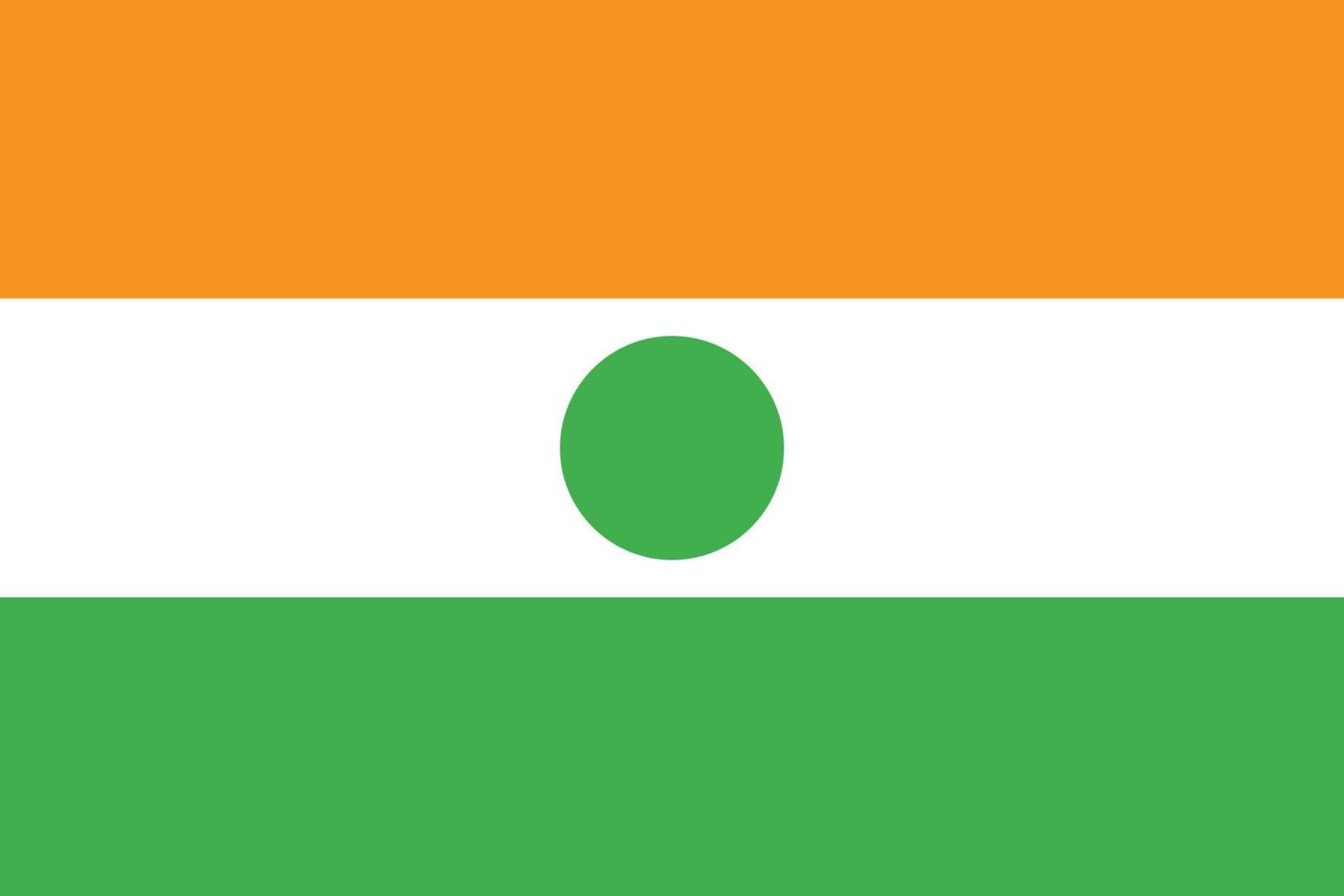 niger flag design vector