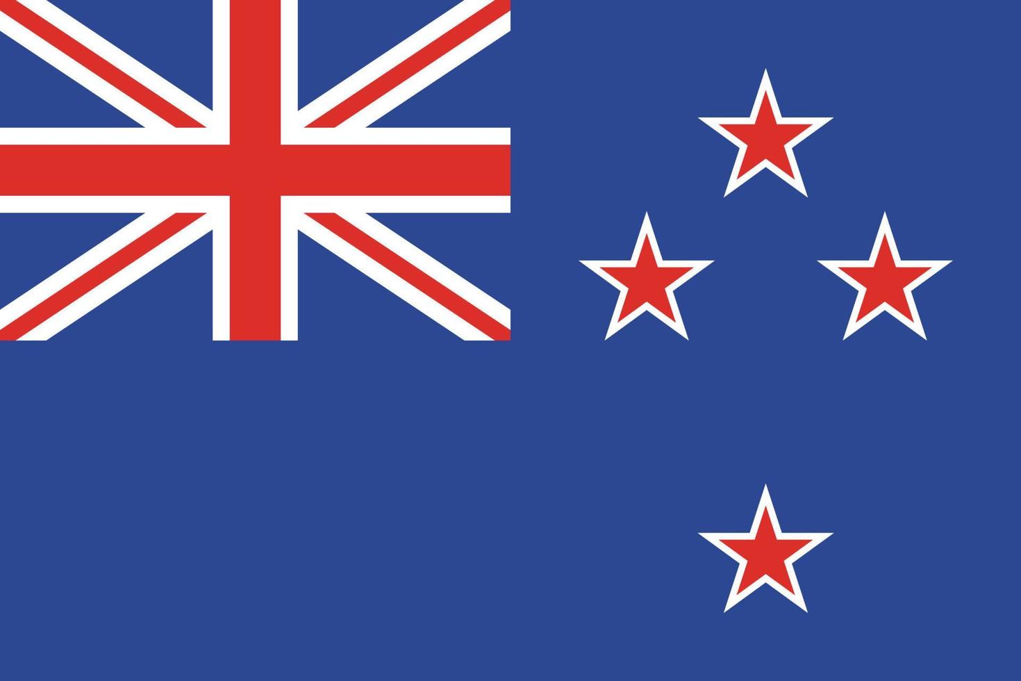 new zealand flag design vector