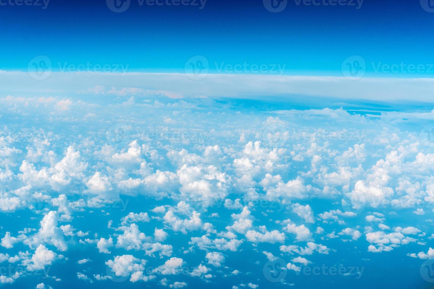 Sky and clouds from the height of bird flight photo