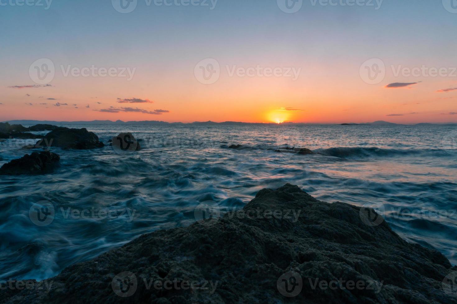 fascinating marine sunset photo