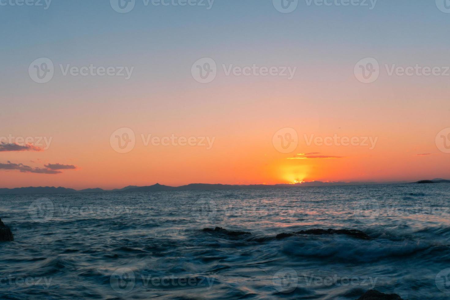 beauty warm summer sunset photo