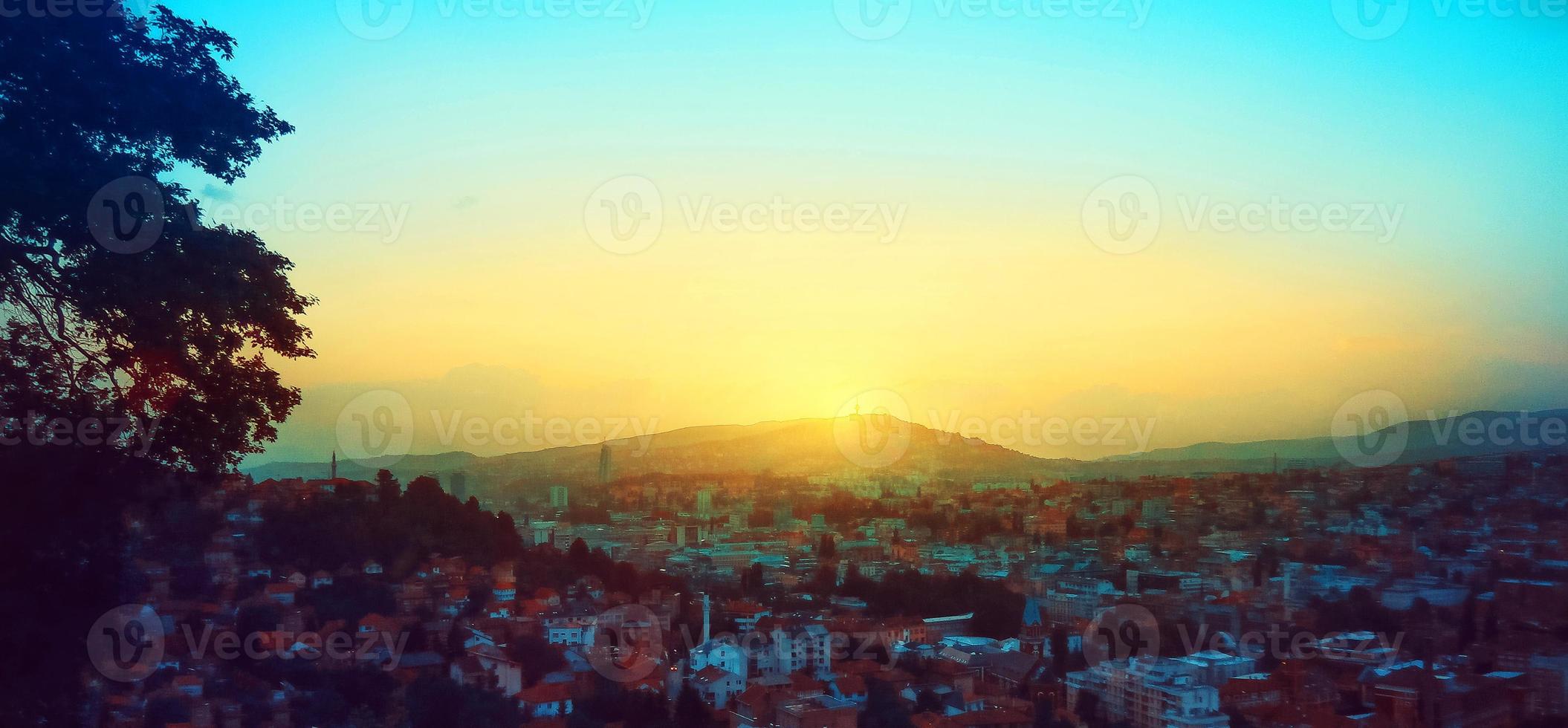 Sarajevo sky view photo