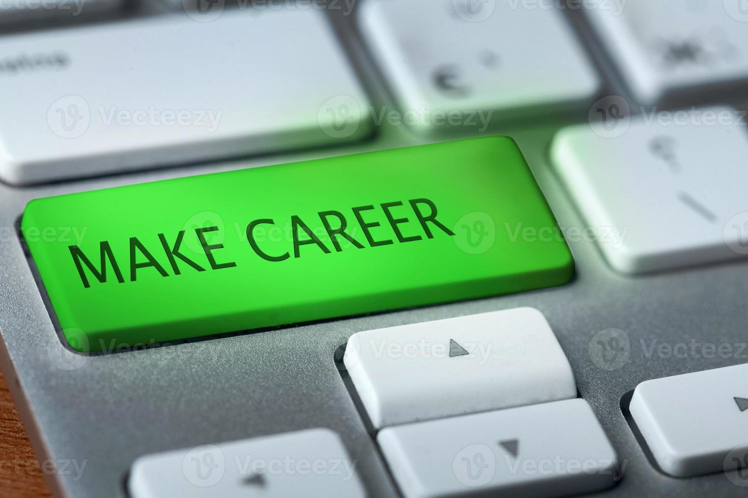 make career button on keyboard photo