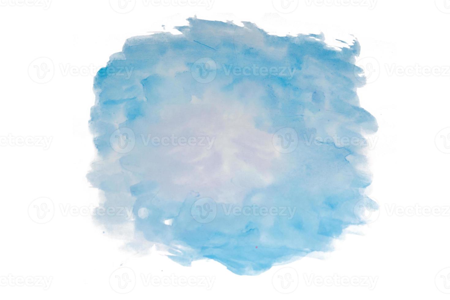 abstract watercolor blot isolated on white background photo