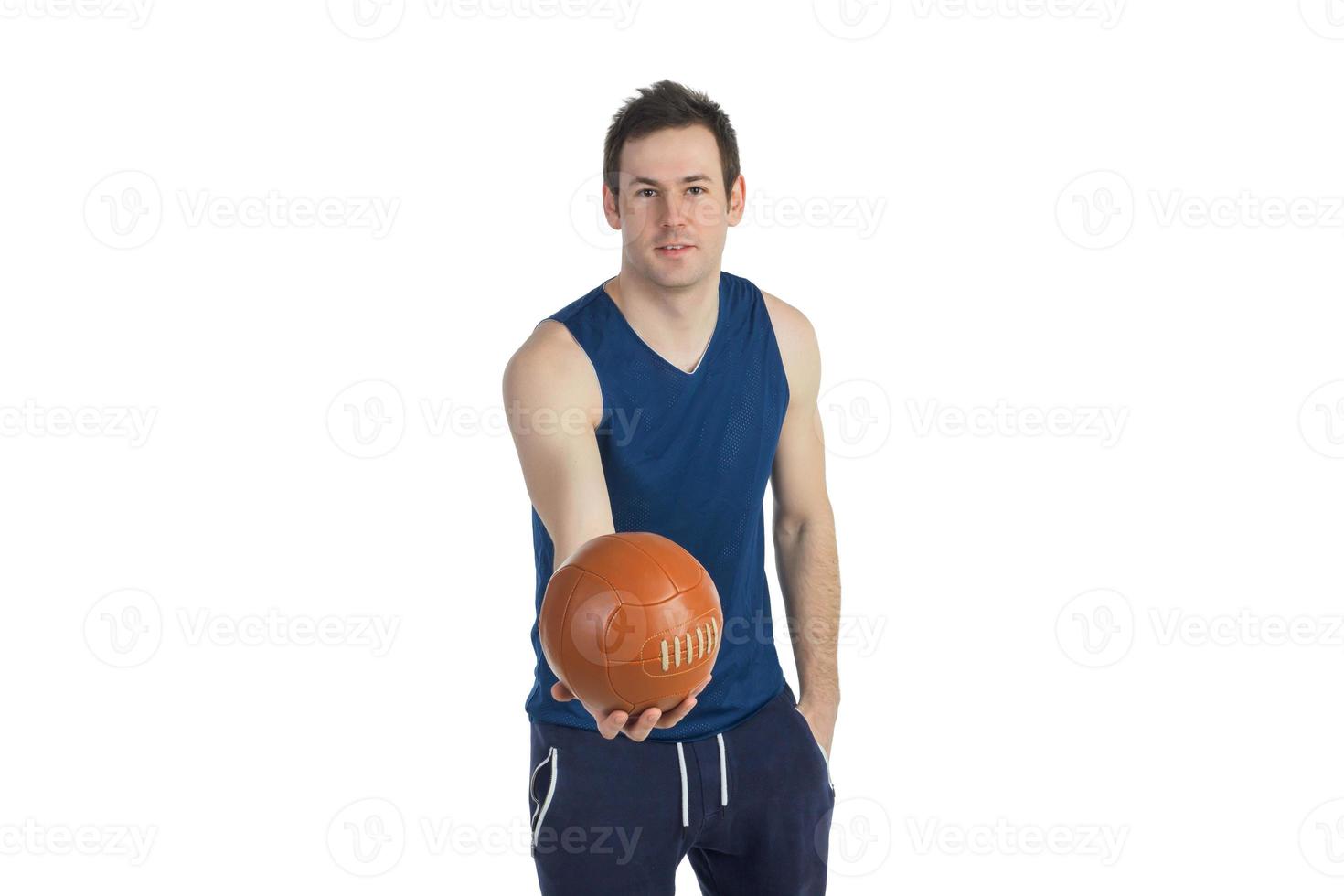 Studio photo of young man