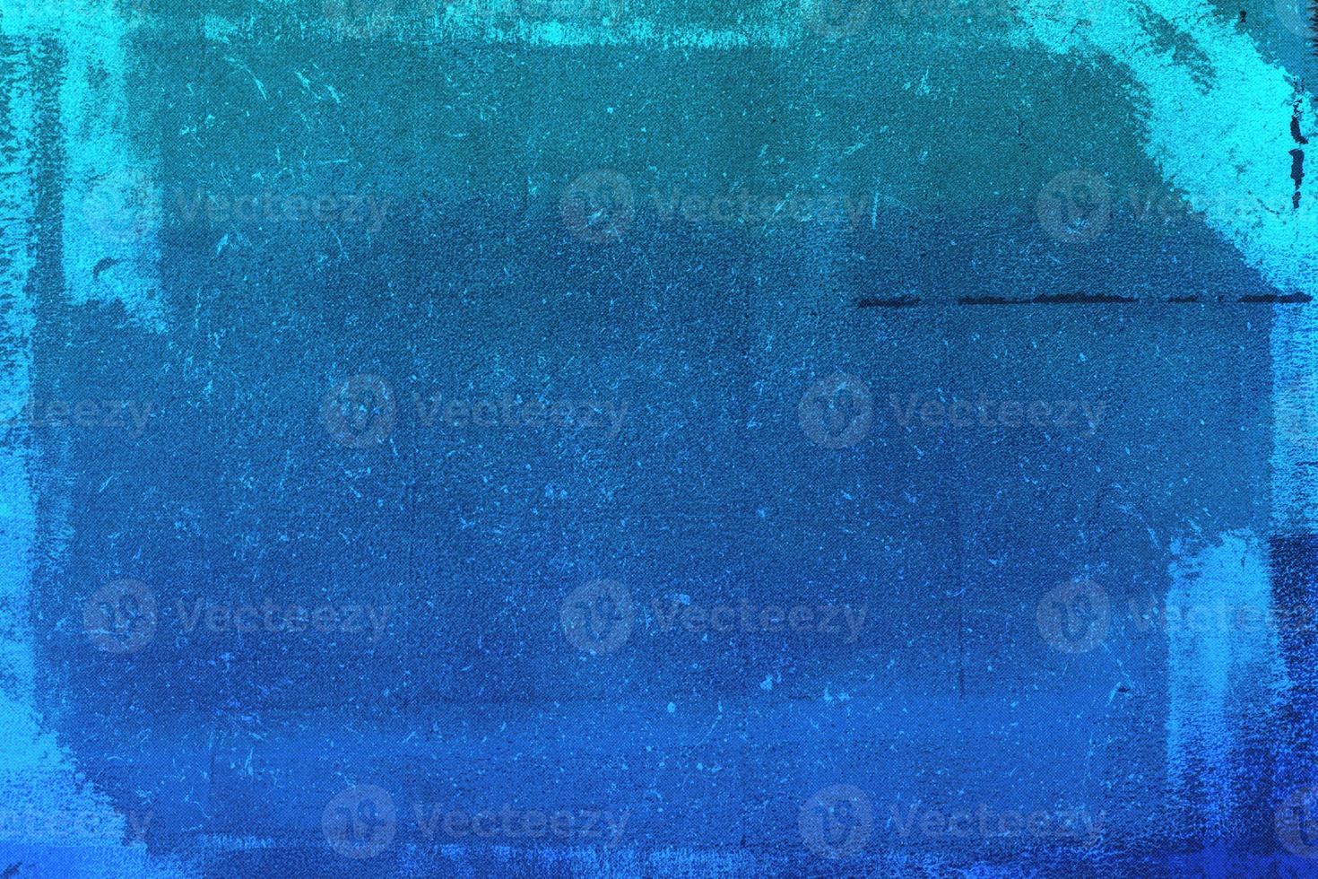 Abstract grunge decorative relief teal wall texture. Rough colored illustration background. photo