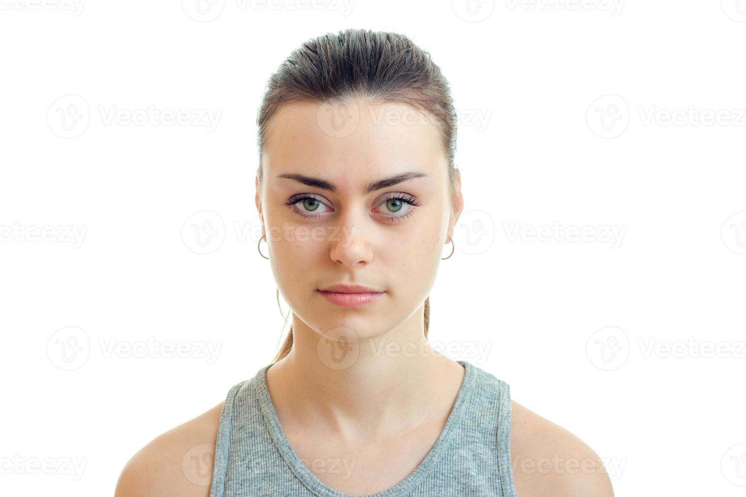 young girl with beautiful make-up photo