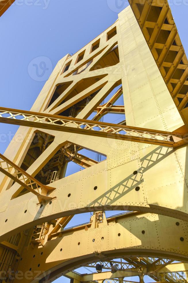 Tower Bridge, Sacramento, California foto