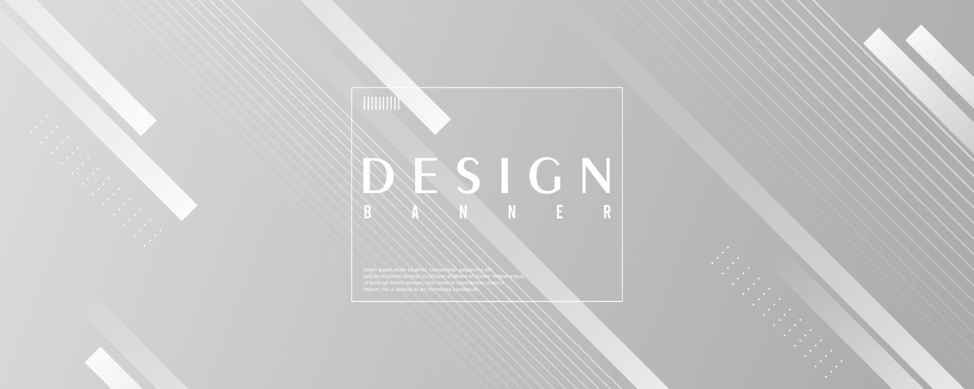 banner background. colorful, gray gradation with slash vector