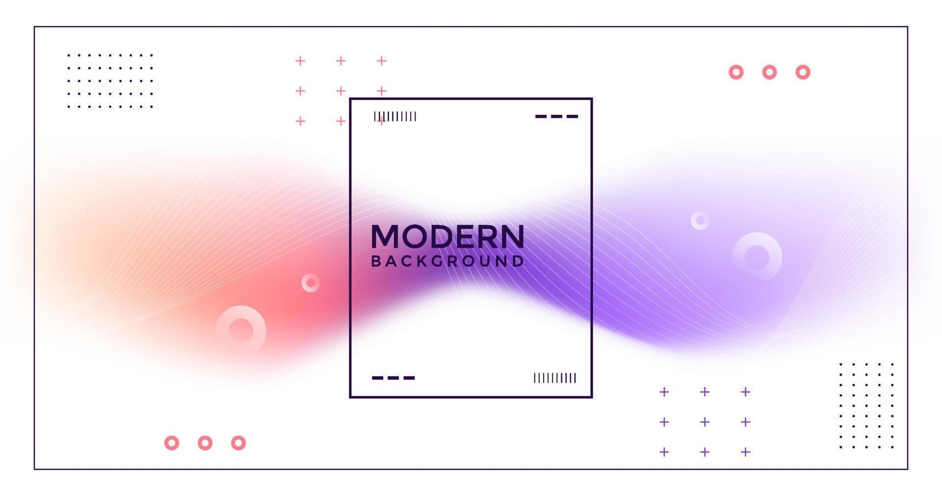 Modern background .full color .liquid effect with soft color vector