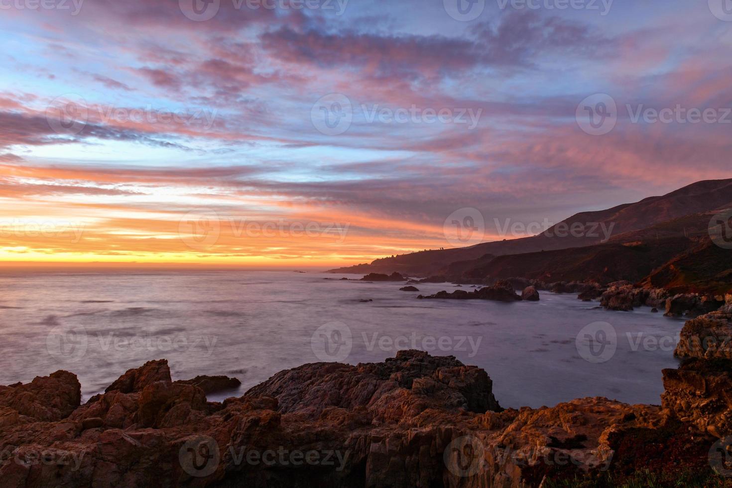 View of the rocky Pacific Coast from Garrapata State Park, California. photo