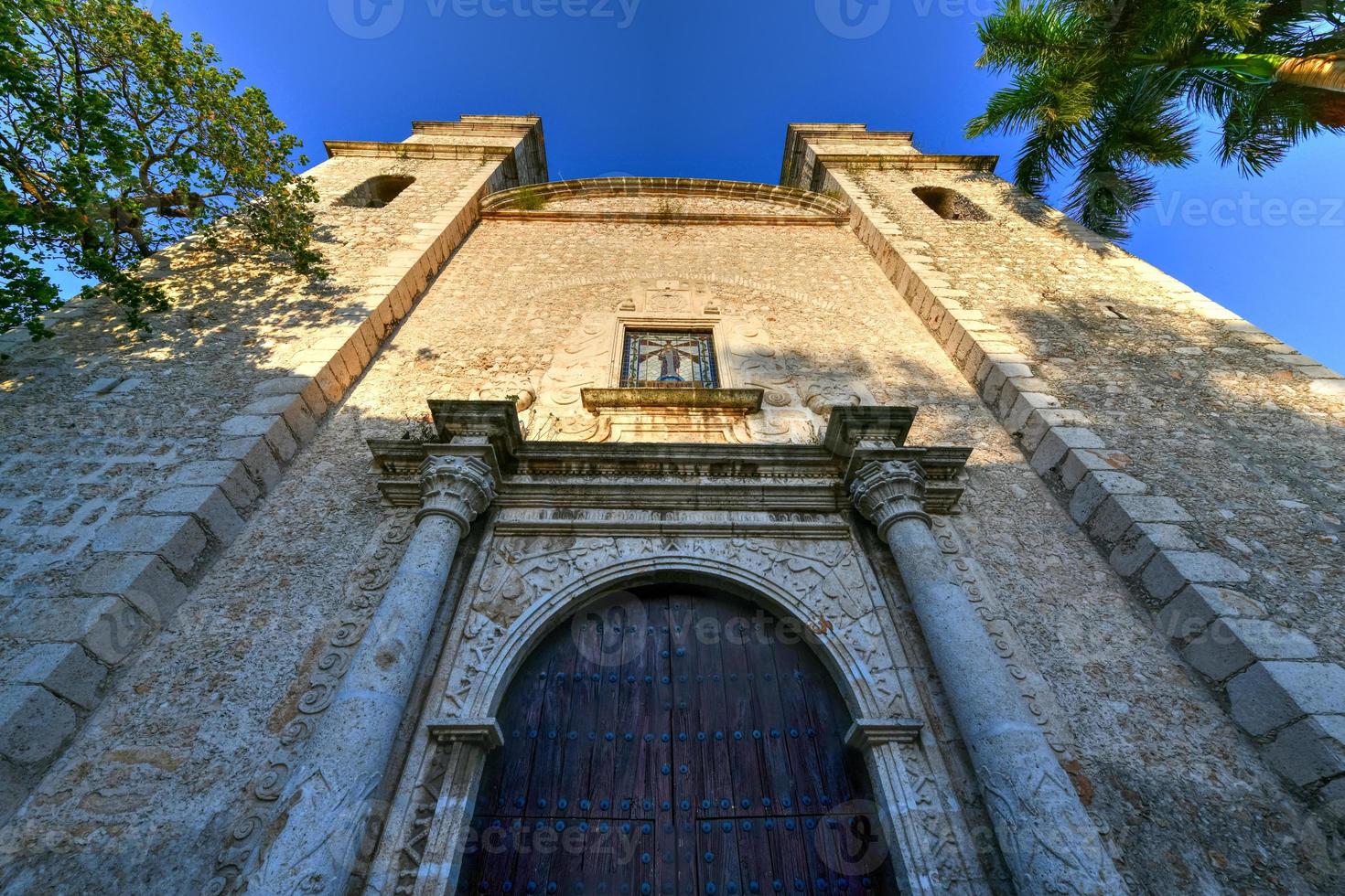 iglesia de jesus de la tercera orden en merida, mexico. foto