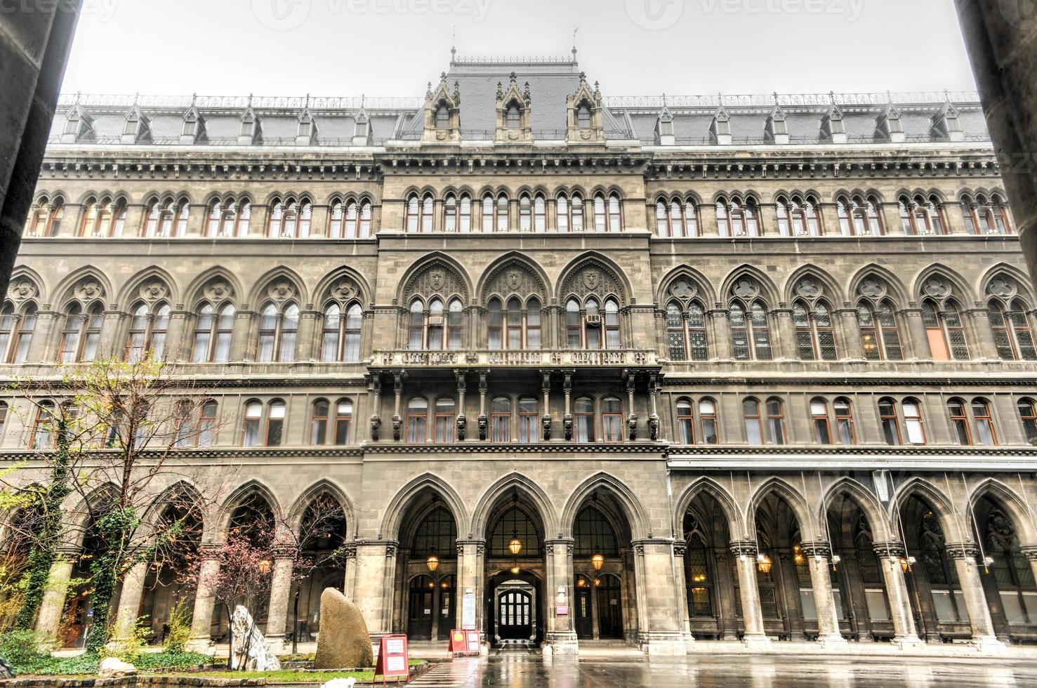 Rathaus Building in Vienna photo