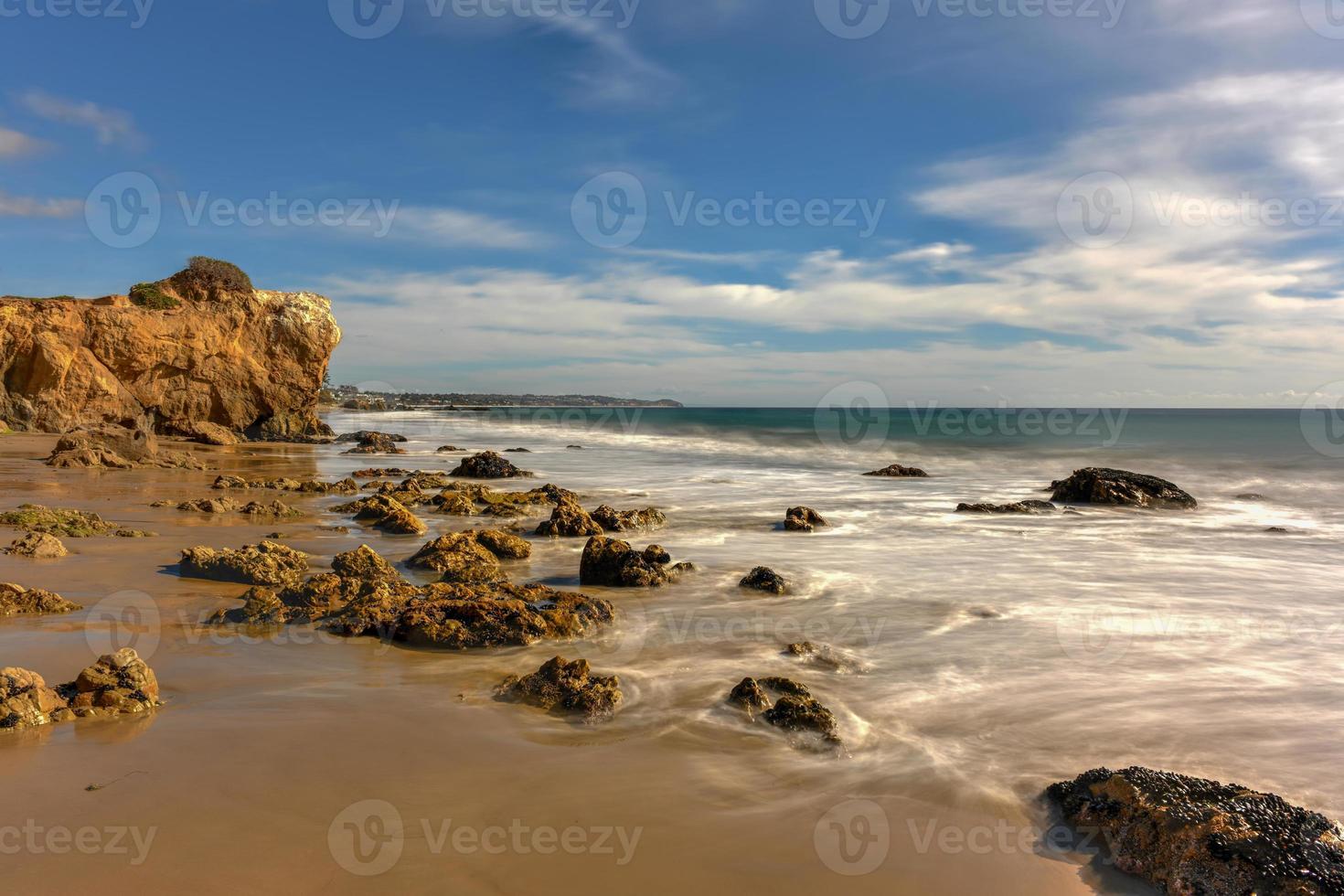 Beautiful and romantic El Matador State Beach in Malibu, Southern California photo