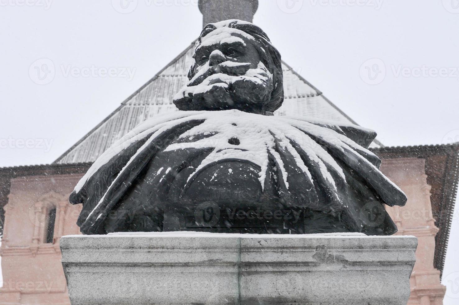 Monument to Dmitry Pozharsky in Suzdal, Golden Ring of Russia. photo