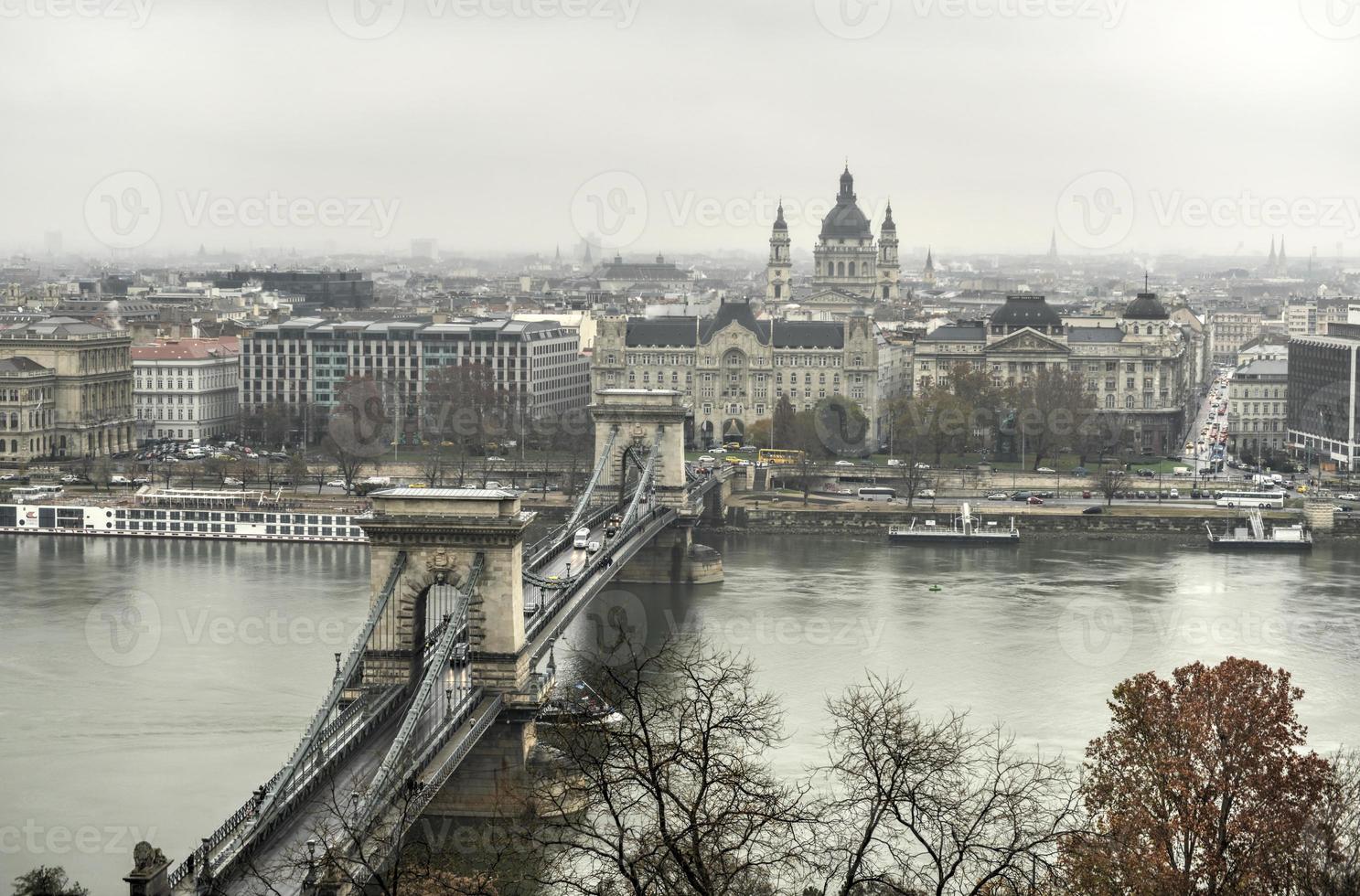 Szechenyi Chain Bridge - Budapest, Hungary photo