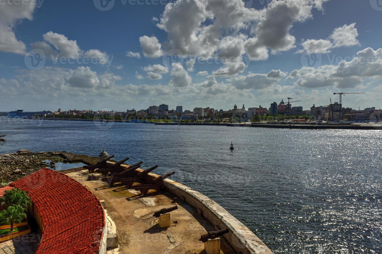 Morro Castle or Castillo De Los Tres Reyes Del Morro in Havana, Cuba. photo