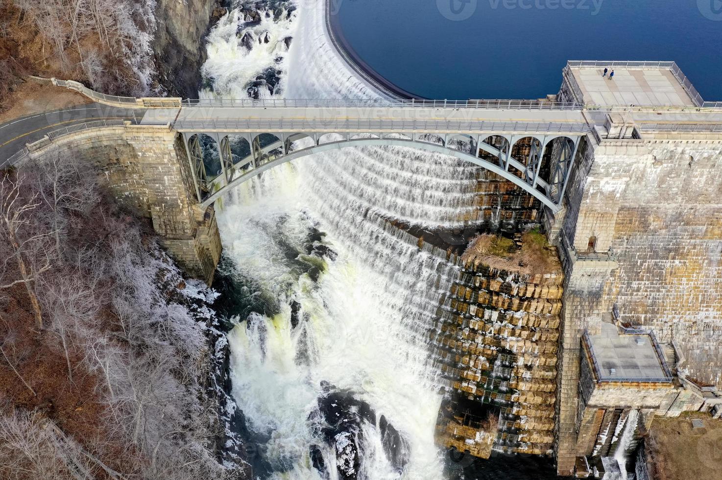 Croton Gorge Park at the base of New Croton Dam in Westchester, New York photo