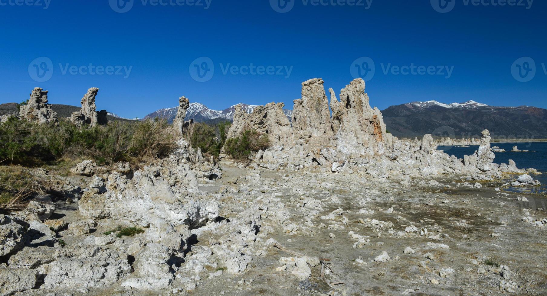 Tufa Formation in Mono Lake, California photo