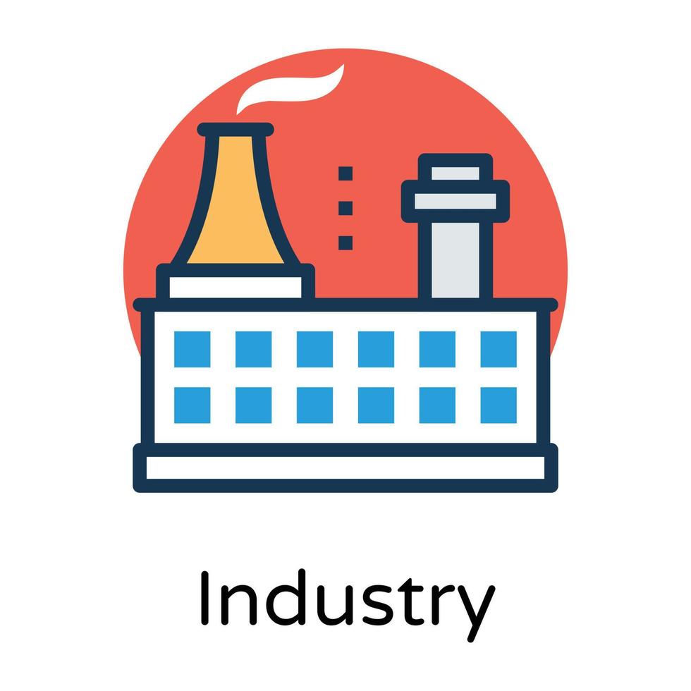 Trendy Industry Concepts vector