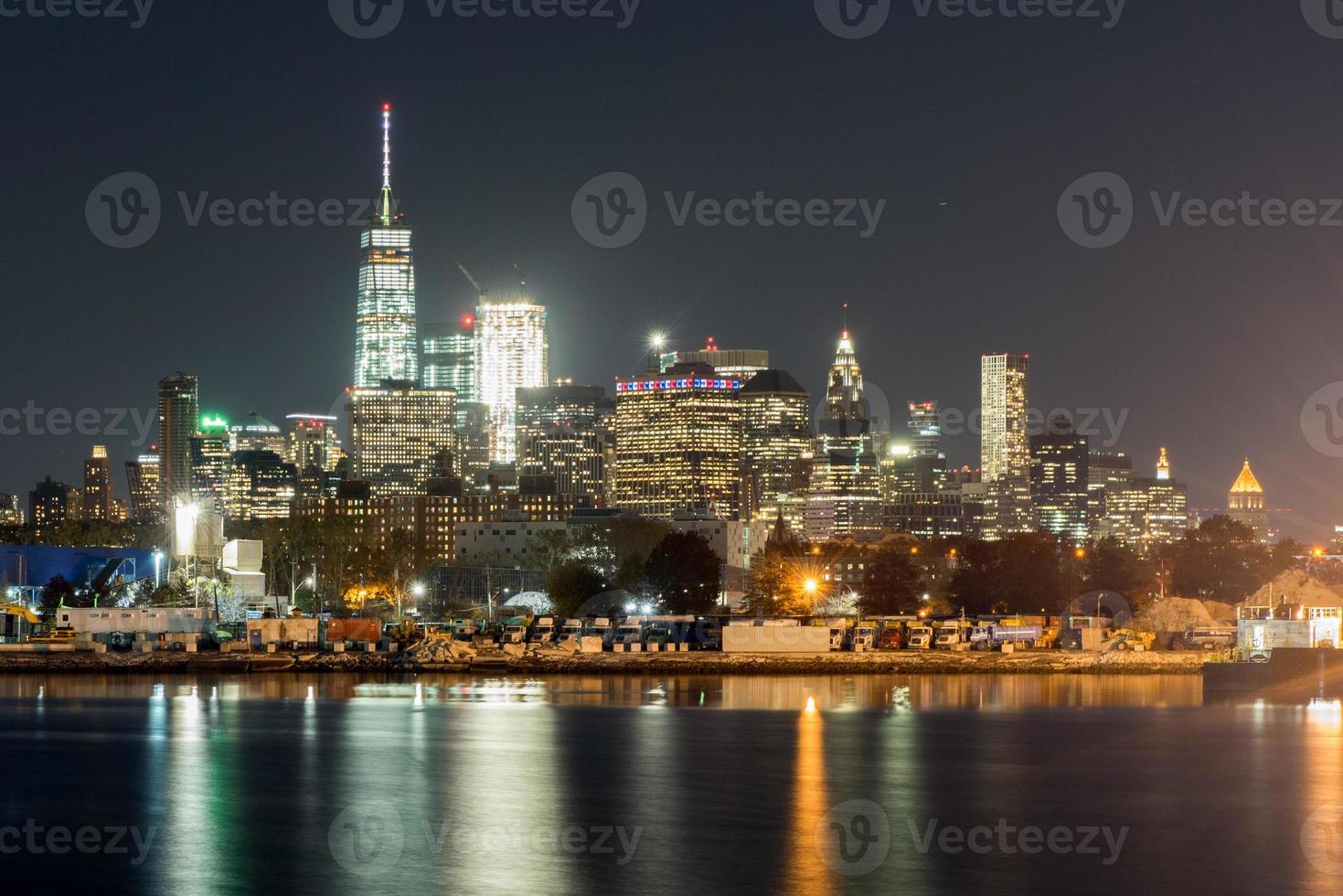 View of the New York City Skyline from Sunset Park, Brooklyn, New York. photo