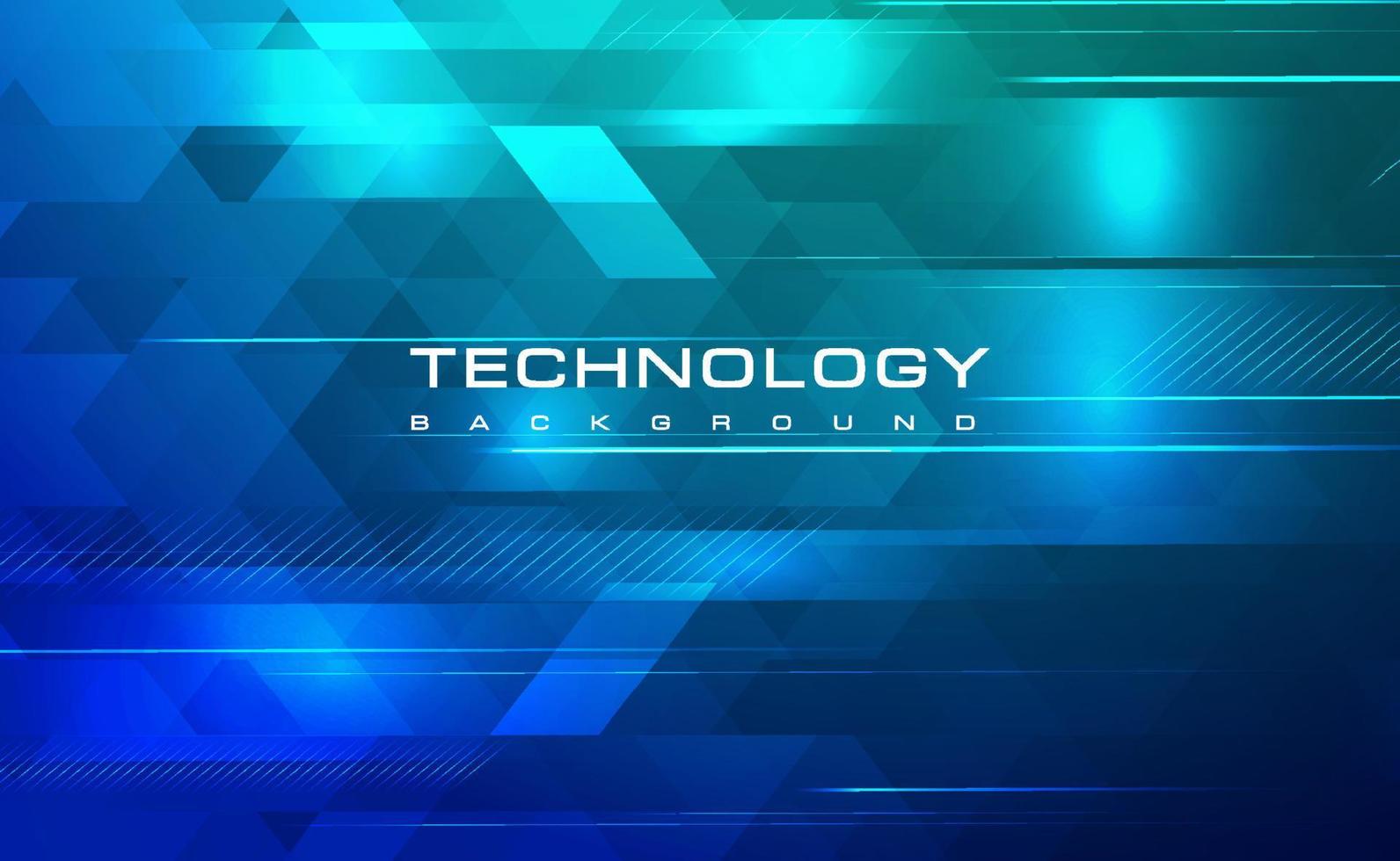 Digital technology banner blue green background concept, cyber technology polygonal, abstract tech, innovation future data, internet network, Ai big data, lines dots connection, illustration vector