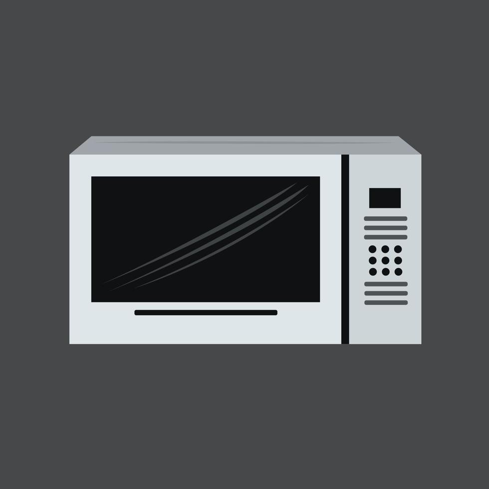 Grill microwave oven vector illustration for graphic design and decorative element