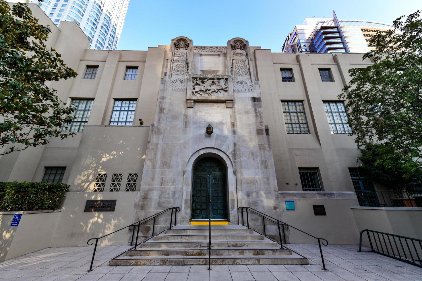 Los Angeles, California - Aug 26, 2020 -  Los Angeles Central Public Library in Los Angeles, California, USA. photo